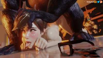 Tracer Fucked By Winston (KinkyKatt3D) [Overwatch]