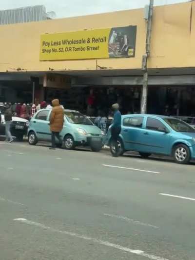 Man has to defend himself and his family from attackers in Klerksdorp, South Africa