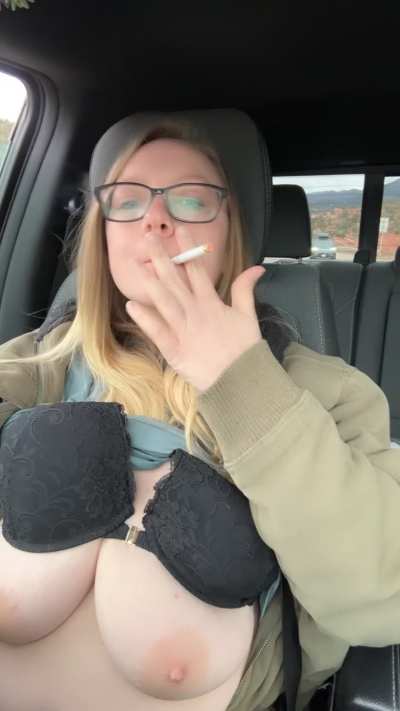 I needed a smoke and you needed my tits&hellip;it&rsquo;s a win-win 😉