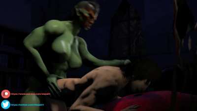 Orc Futa x Human Male Doggy [XIOPATH]