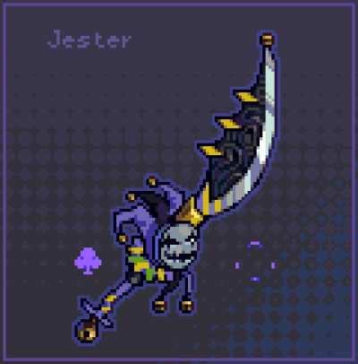 Jevil sword I drew for the Swordtember art challenge!