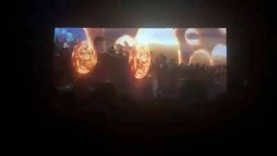 Russo Brothers sharing the initial reaction to the portals scene from &lsquo;Avengers: Endgame&rsquo; at the UCLA Regency Village Theater on opening night