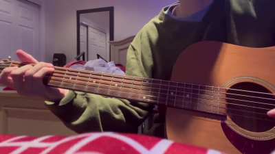 Black Hair on guitar! I haven't really seen an accurate cover😅