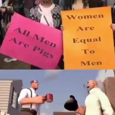 Woman be like