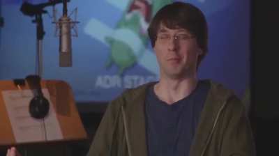 Plankton's voice actor screaming