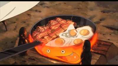 I made a supercut of every Ghibli food closeup, organized by movie release date