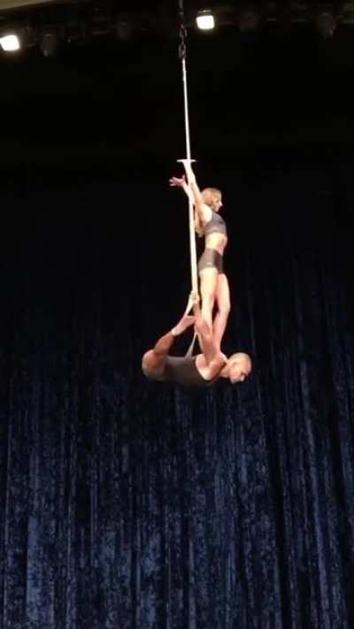 Super Athlete In The Air