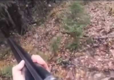 damn this guy got balls of steel for not pulling that trigger
