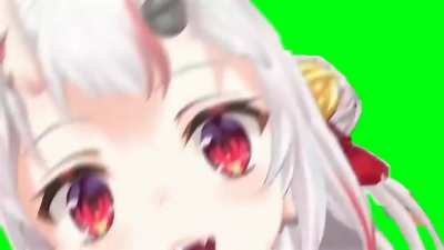 Made a green screen template of Ayame's ever-so-cute "Yo dayo!" for meme purposes. Have at it, shitposters. :^)