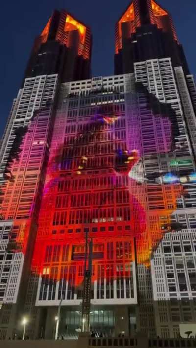 Godzilla Tears Through Tokyo&rsquo;s Metropolitan Government Building in a Massive 100-Foot Projection for His 70th Anniversary