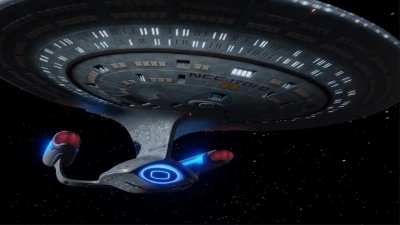 The rare never before seen version of the opening credits for Season One of "Star Trek: The Next Generation"