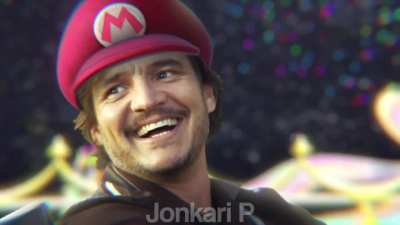 Pedro Pascal plays Mario Kart