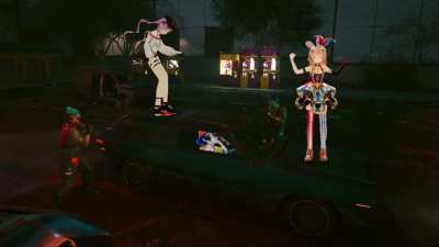HoloPunk 2077 (plus Free GreenScreens in the comments)