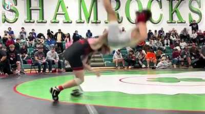 Crazy one-arm slam in match (more info in description)