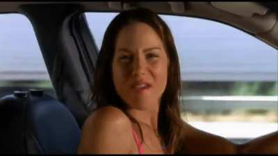 Christina Applegate enjoying an assist from Cameron Diaz in "The Sweetest Thing"