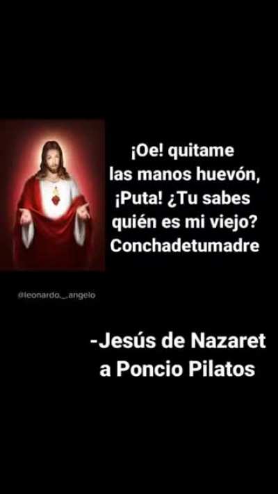 fuertes declaraciones de parte de jesus