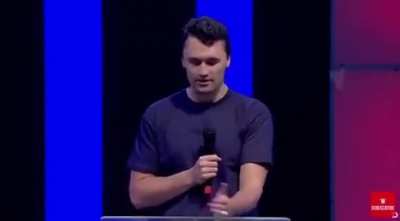 Charlie Kirk tells an audience at a TPUSA Faith event that "the cancer of transgenderism which is from the pit of hell spreads as a virus throughout our nation"
