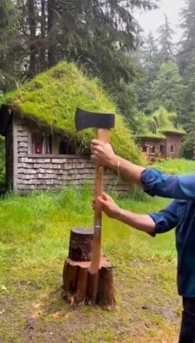 I wanted to know why he made these but I'm too afraid to axe