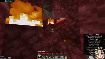 When you dont get a good spawn in the nether
