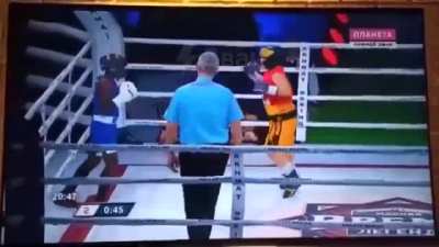 Папин чемпион снова в деле! По мотивам поста о "победе" сына Кадырова в боксерском поединке.