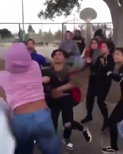 Pink hoodie swinging for those fences&hellip;