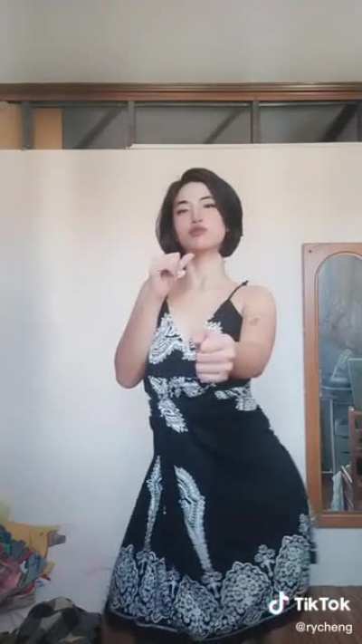 Twerking in a dress