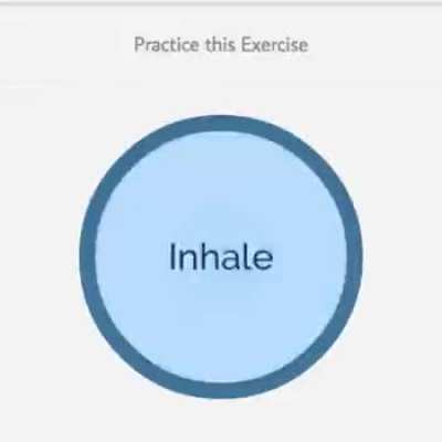 A quick breathing exercise to relax
