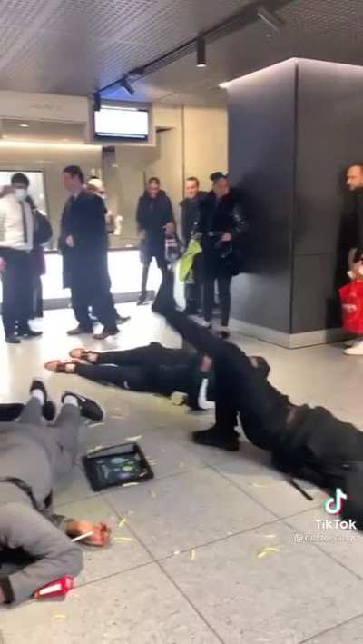 Pretending to Slip and Fall