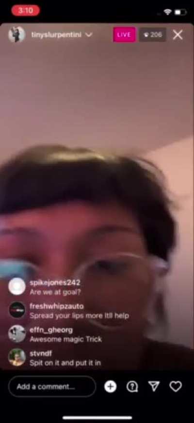 PT. 2 tiny serpentine strokes her bootyhole🍩with cucumber dildo🍆 &amp; tastes it &amp; then jerks✊ it &amp; then puts on lipgloss (THE END)&hellip;☹️