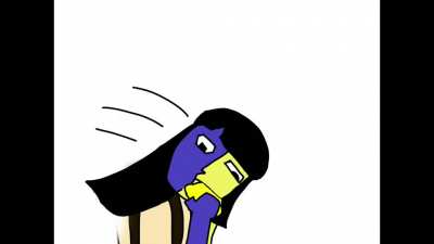 Ena eats a lemon