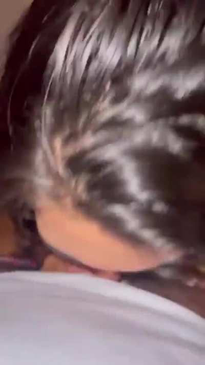 Love when she gags on my cum in her throat and slurps it up anyway