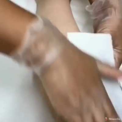 Hair waxing