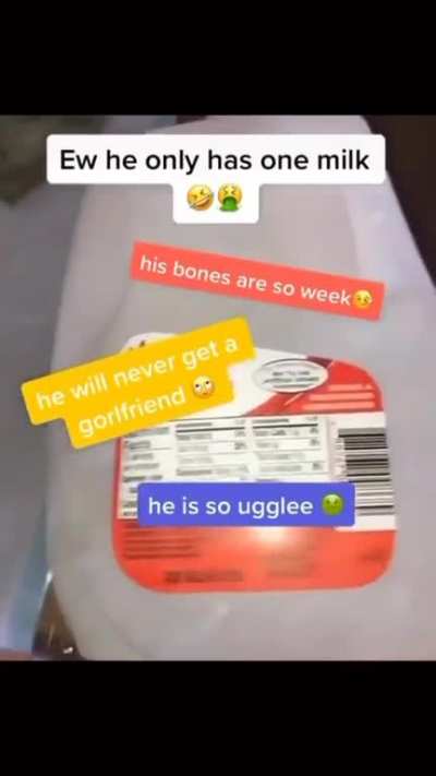 dude had 2 milks