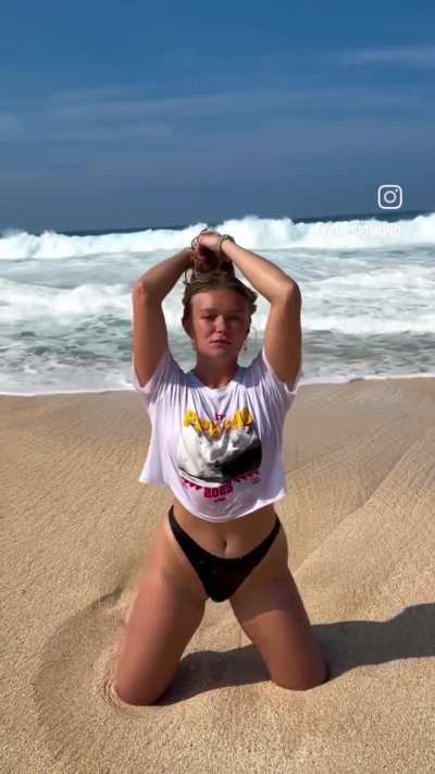 Katie on the Beach