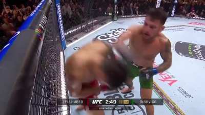 El Argentino Esteban Ribovics acaba de dar un performance contendiente a la mejor pelea del año en la UFC