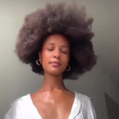 Amazing Fro in Slo-Mo