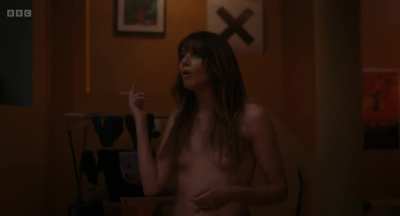 Emma Appleton's silly topless dance in Everything I Know About Love s01e01