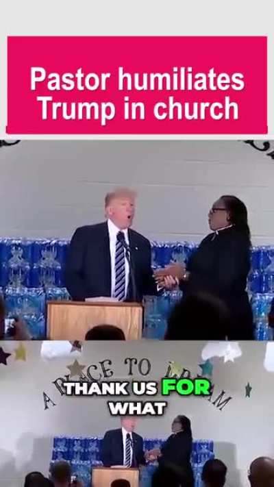 Trumps speech gets derailed when pastor calls him out for speaking on politics &amp;amp; not what he was invited for