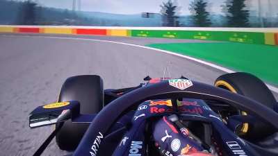 O Albon Tirando Minha Vit&oacute;ria Em Spa Na &Uacute;ltima Curva (Sou A Ferrari)