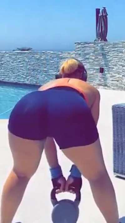 A LOT MORE ASS from her this year 🍑🍑