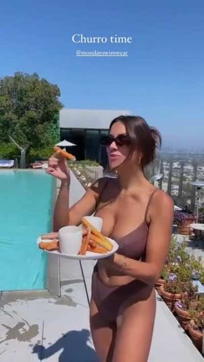 Mouthful of churros