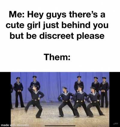 Cute girl but be careful she doesn&rsquo;t see us guys&hellip; guys?