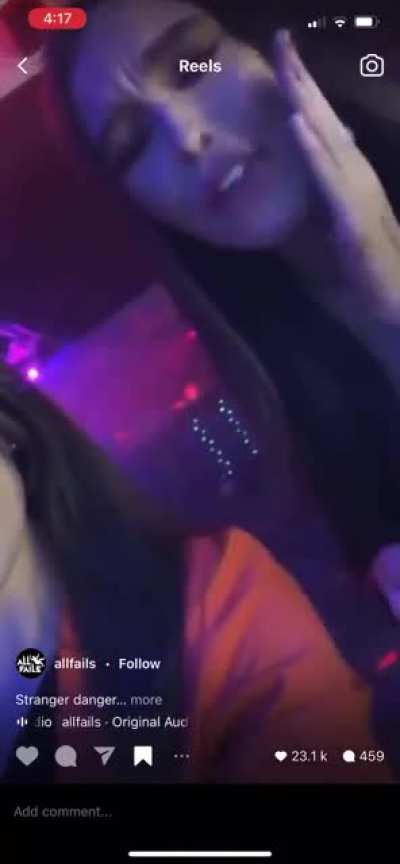 Imagine thinking it&rsquo;s your friend kissing you on the cheek and it&rsquo;s some creepy ass old dude