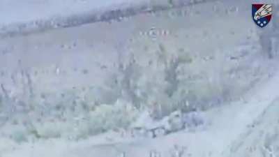 Ukraine's 25th Brigade "Sicheslav" paratroopers detect and destroy two Russian BM-21 "Grad" MLRS. Pokrovsk