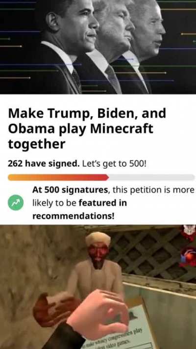 Make whiney presidents play video games