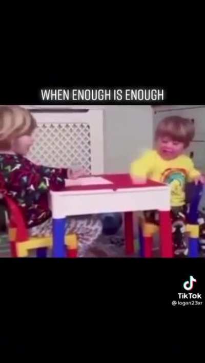 Enough is enough!
