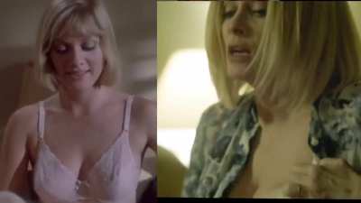 Barbara Crampton topless at 26 and 62