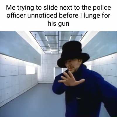 Police are lizards. Move slow and they won’t see you.