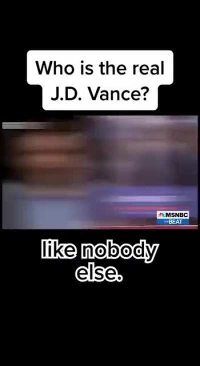 How can you be this desperate? J.D Vance, Trump&rsquo;s VP pick. 