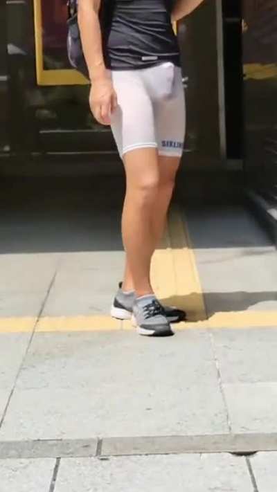 surprisingly this wasn’t planed! He got hard and someone stopped him after the video and told him he was hard and got so embarrassed